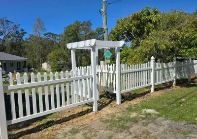 South Ballina timber picket fence