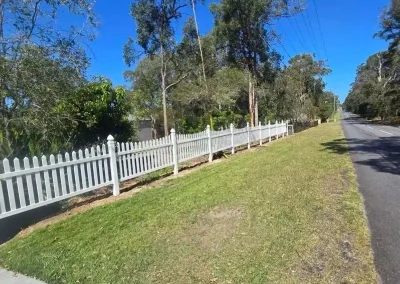 white picket fence Cumbalum