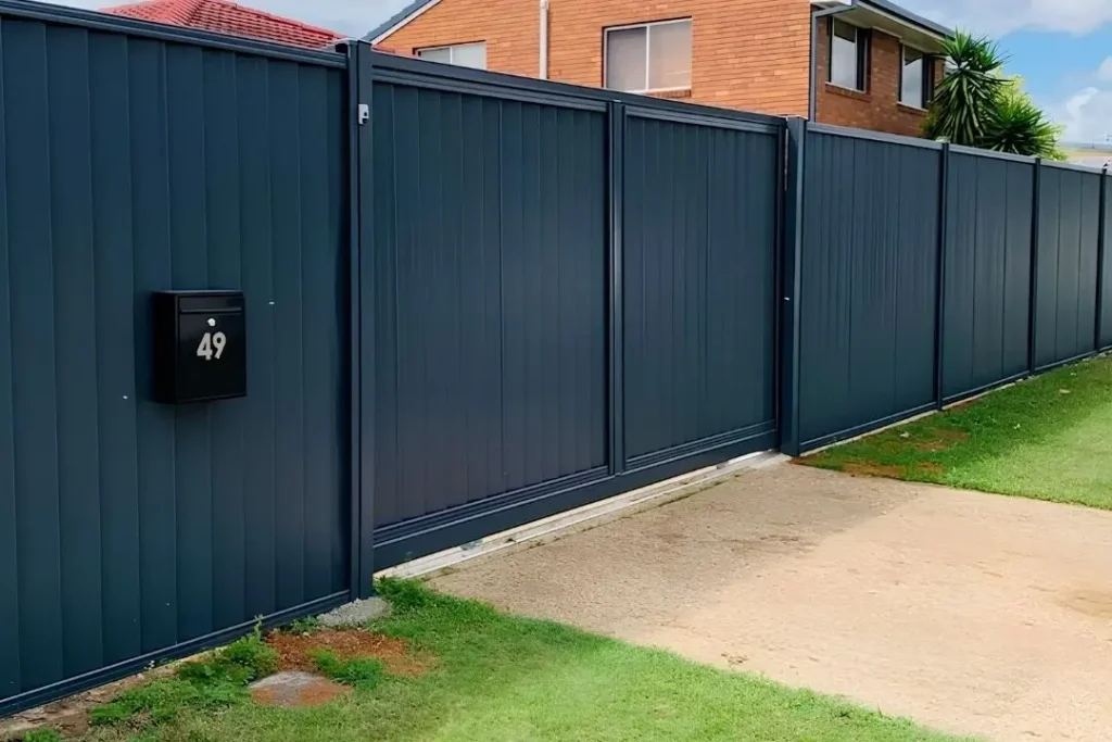 marine-grade Colorbond fencing