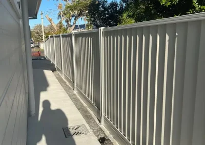 Colorbond side fence replacement East Ballina